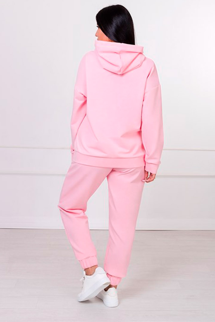 Фото товара 22167, розовый женский спортивный костюм
